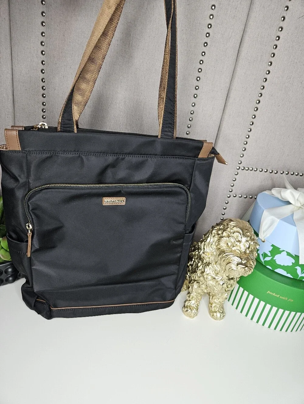 Golf Supags Convertible Shoulder/Backpack Brown Black